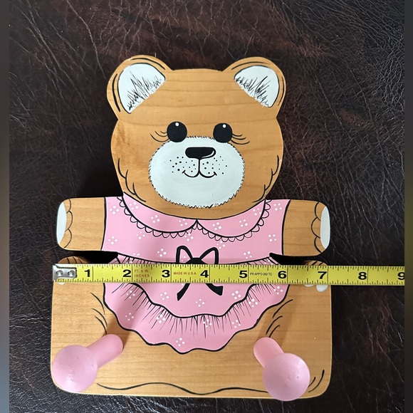 Cute Bear Peg Plaque - Picture 3 of 5